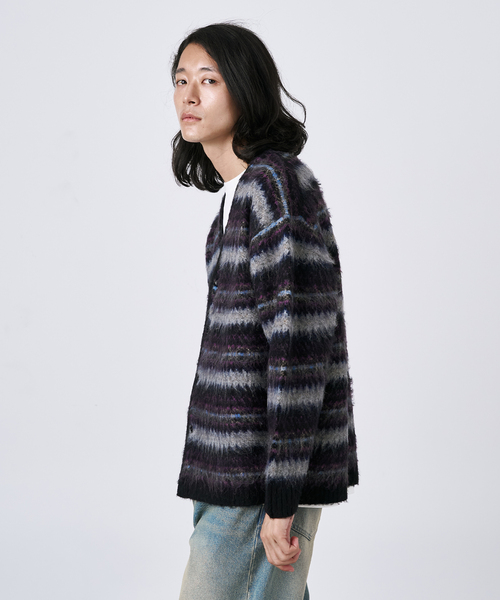 B.C STOCK（ベーセーストック）の「【CALIFORNIA RANCH HOUSE】シャギージャガード カーディガン（カーディガン/ボレロ・メンズ・ブラック/ブラック系その他/キャメル/ベージュ/ベージュ系その他/ブルー系その他・FREE）」の13枚目の写真