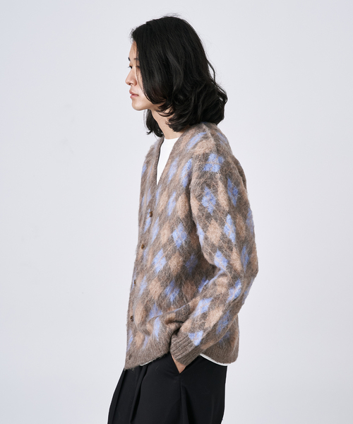 B.C STOCK（ベーセーストック）の「【CALIFORNIA RANCH HOUSE】シャギージャガード カーディガン（カーディガン/ボレロ・メンズ・ブラック/ブラック系その他/キャメル/ベージュ/ベージュ系その他/ブルー系その他・FREE）」の21枚目の写真