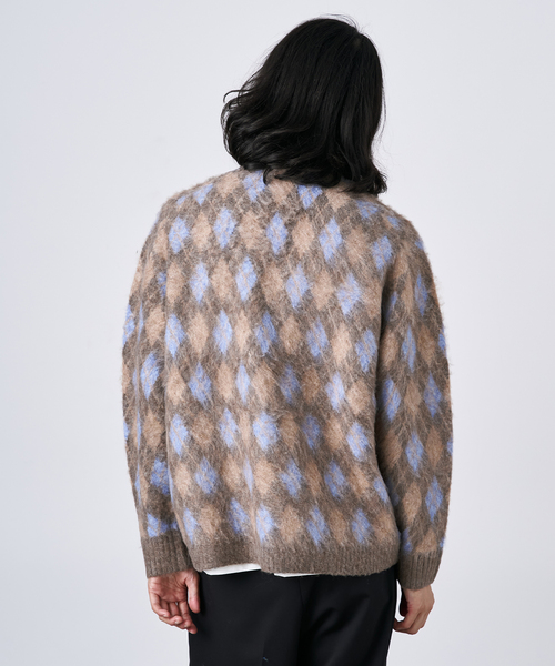 B.C STOCK（ベーセーストック）の「【CALIFORNIA RANCH HOUSE】シャギージャガード カーディガン（カーディガン/ボレロ・メンズ・ブラック/ブラック系その他/キャメル/ベージュ/ベージュ系その他/ブルー系その他・FREE）」の22枚目の写真