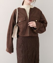 natural couture（ナチュラルクチュール）の「スウェード風ブルゾン（ブルゾン・レディース）」