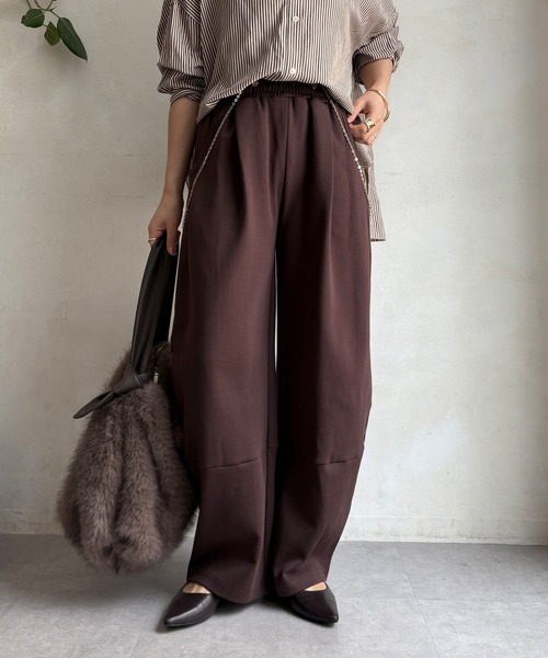 DouDou（ドゥドゥ）の「【WEB限定】ポンチワイドカービーパンツ（その他パンツ・レディース・ブラック/グレー/ブラウン・FREE）」の17枚目の写真