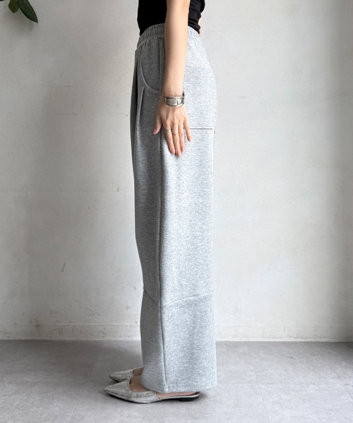 DouDou（ドゥドゥ）の「【WEB限定】ポンチワイドカービーパンツ（その他パンツ・レディース・ブラック/グレー/ブラウン・FREE）」の4枚目の写真