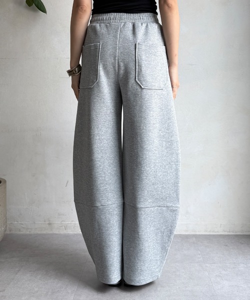 DouDou（ドゥドゥ）の「【WEB限定】ポンチワイドカービーパンツ（その他パンツ・レディース・ブラック/グレー/ブラウン・FREE）」の5枚目の写真