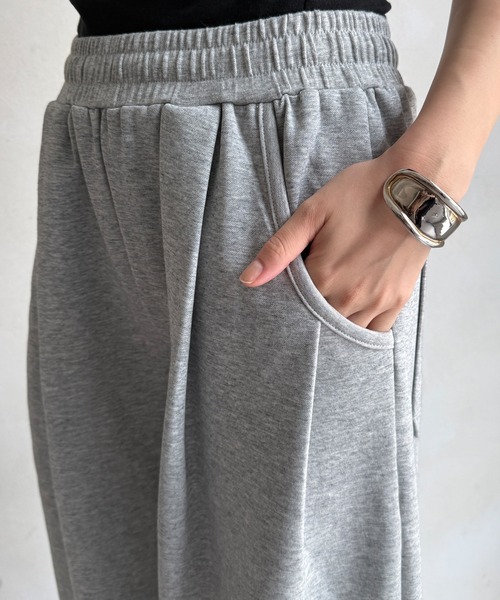 DouDou（ドゥドゥ）の「【WEB限定】ポンチワイドカービーパンツ（その他パンツ・レディース・ブラック/グレー/ブラウン・FREE）」の8枚目の写真