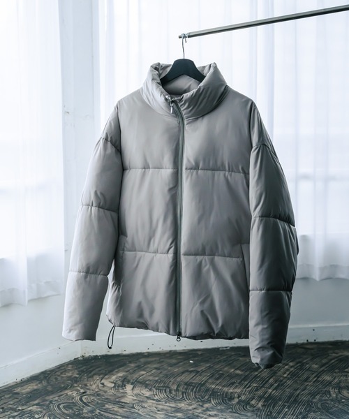 Rocky Monroe（ロッキーモンロー）の「新色追加 オーバーサイズ リアルダウン × 機能性ファイバーダウン ハイブリッドジャケット（ダウンジャケット/コート・メンズ・ブラウン/ネイビー/チャコール/グレー/ブラック/ブラック系/オフホワイト・XL/M/L）」の16枚目の写真