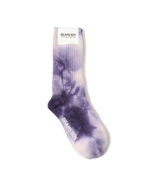 BEAMS BOY（ビームスボーイ）の「タイダイ ソックス（ソックス/靴下・レディース・ライトブルー/ピンク/パープル・ONE SIZE）」の3枚目の写真