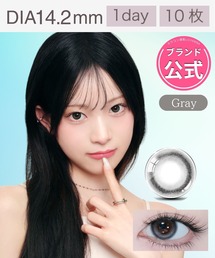 LILY ANNA（リリーアンナ）の「【水光カラコン】eyestar(アイスター) 1DAY ワンデー 10枚入り アイコニックグレー 韓国カラコン（コンタクトレンズ・カラコン）」