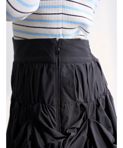 SNIDEL（スナイデル）の「ペタルバルーンスカショーパン（その他パンツ・レディース・ブラック/ホワイト/チェック・0/1）」の19枚目の写真