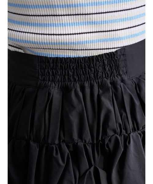 SNIDEL（スナイデル）の「ペタルバルーンスカショーパン（その他パンツ・レディース・ブラック/ホワイト/チェック・0/1）」の20枚目の写真