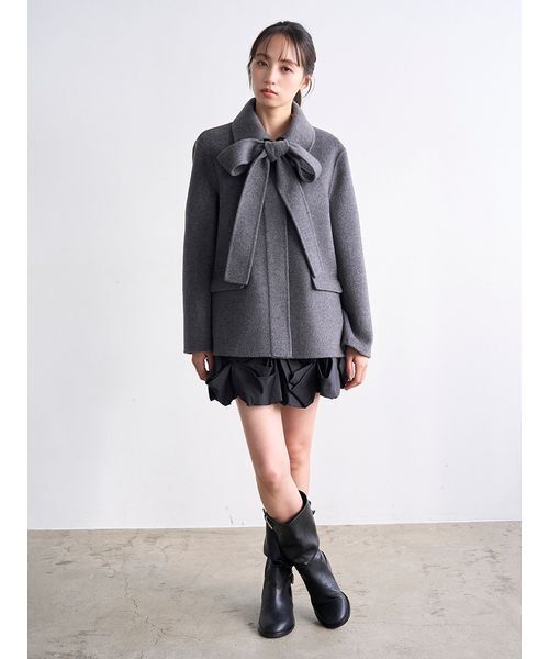 SNIDEL（スナイデル）の「ペタルバルーンスカショーパン（その他パンツ・レディース・ブラック/ホワイト/チェック・0/1）」の21枚目の写真