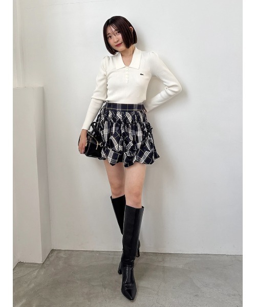 SNIDEL ペタルバルーンスカショーパン CHECK セール】ペタルバルーンスカショーパン（その他パンツ）｜SNIDEL