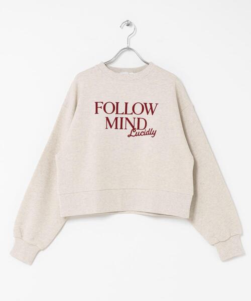 SENSE OF PLACE by URBAN RESEARCH（センスオブプレイスバイアーバンリサーチ）の「グラフィックルーズスウェット（スウェット・レディース・ネイビー/オートミール/ライトグレー/ピンク・ONE）」の21枚目の写真