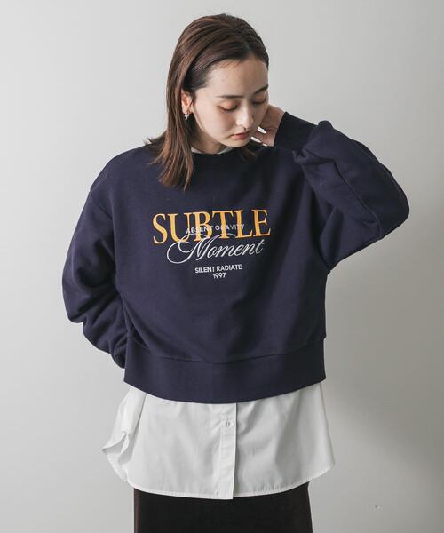 Egonlab ネイビー グラフィックスウェット Egonlab ネイビー グラフィックスウェット