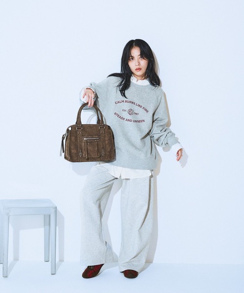 アソートグラフィックシシュウウラケプルオーバー/612228（スウェット