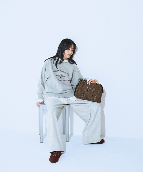 アソートグラフィックシシュウウラケプルオーバー/612228（スウェット