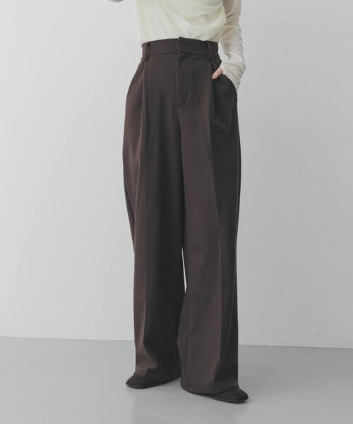 BLACK, TALLサイズ/WEB限定』ジャージーストレートスラックス