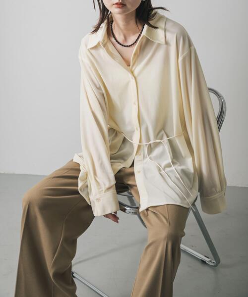 BLACK, TALLサイズ/WEB限定』ジャージーストレートスラックス