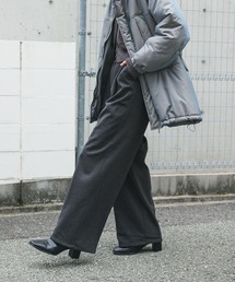 SENSE OF PLACE by URBAN RESEARCH(センスオブプレイスバイアーバンリサーチ)の『BLACK, TALLサイズ/WEB限定』ジャージーストレートスラックス(スラックス)