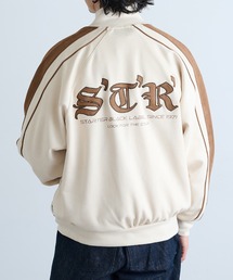 STARTER（スターター）の「【STARTER】フェイクスエード配色切り替えスタンドジップジャケット ST-STG024（その他アウター）」