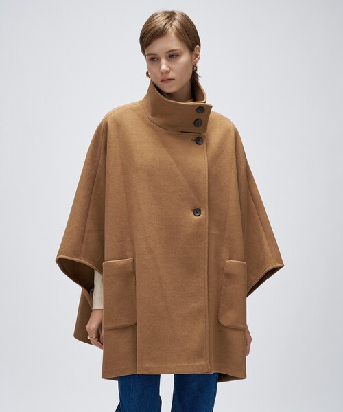 セール】【手洗い可】メルトンジャージポンチョコート（その他アウター