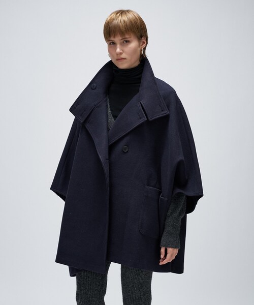 セール】【手洗い可】メルトンジャージポンチョコート（その他アウター