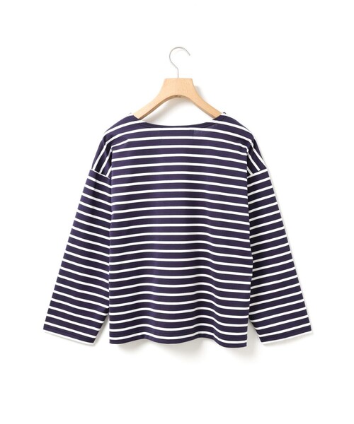 MidiUmi(ミディウミ)の「MidiUmi ボーダーワイドプルオーバー(Tシャツ/カットソー・レディース・ブルー/ネイビー/ブルー系その他2・FREE)」の8枚目の写真