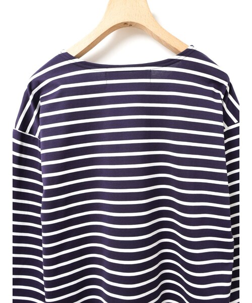 MidiUmi(ミディウミ)の「MidiUmi ボーダーワイドプルオーバー(Tシャツ/カットソー・レディース・ブルー/ネイビー/ブルー系その他2・FREE)」の9枚目の写真