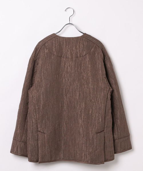 BAYFLOW（ベイフロー）の「ジャガードキルティングブルゾン（ブルゾン・レディース・ブラック/ブラウン・FREE）」の13枚目の写真