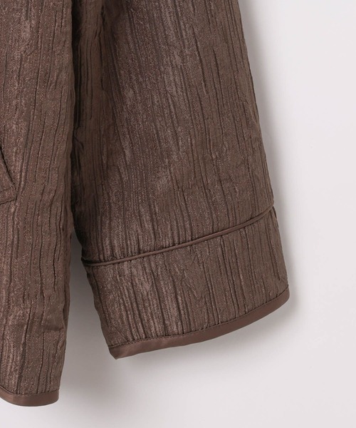 BAYFLOW（ベイフロー）の「ジャガードキルティングブルゾン（ブルゾン・レディース・ブラック/ブラウン・FREE）」の15枚目の写真