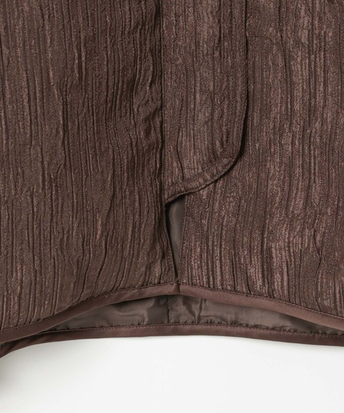 BAYFLOW（ベイフロー）の「ジャガードキルティングブルゾン（ブルゾン・レディース・ブラック/ブラウン・FREE）」の16枚目の写真