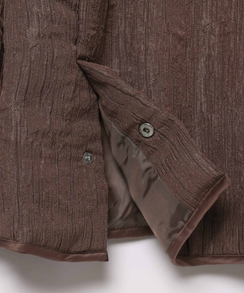 BAYFLOW（ベイフロー）の「ジャガードキルティングブルゾン（ブルゾン・レディース・ブラック/ブラウン・FREE）」の21枚目の写真