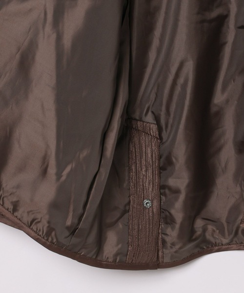 BAYFLOW（ベイフロー）の「ジャガードキルティングブルゾン（ブルゾン・レディース・ブラック/ブラウン・FREE）」の22枚目の写真