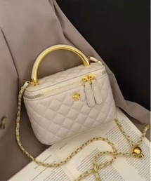 Jelly moo（ジェリームー）の「【 Jelly moo / ジェリームー 】 クラシカル キルティング バニティバッグ / ショルダーバッグ（ショルダーバッグ）」