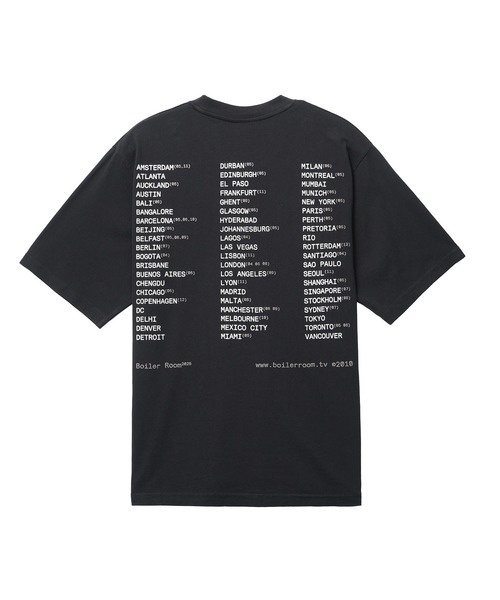 styles（スタイルス）の「BOILER ROOM WORLD TOUR TEE SS25SS11（Tシャツ/カットソー・メンズ・ブラック・M）」の5枚目の写真