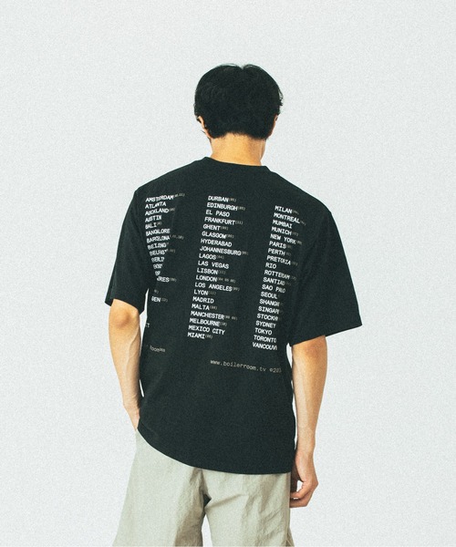 styles（スタイルス）の「BOILER ROOM WORLD TOUR TEE SS25SS11（Tシャツ/カットソー・メンズ・ブラック・M）」の4枚目の写真