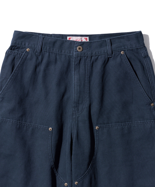 AECA(エイカ)の「VINTAGE DOUBLE KNEE PIGMENT PANTS-NAVY(その他パンツ・メンズ・その他・SMALL/MEDIUM/LARGE)」の7枚目の写真
