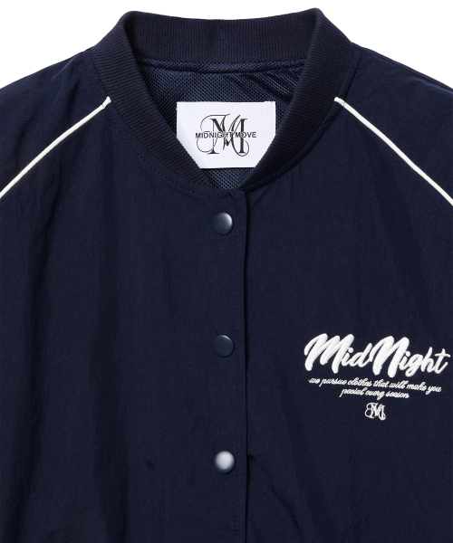 Midnight Move(ミッドナイトムーブ)の「le line jacket (navy)(ナイロンジャケット・レディース・その他・FREE)」の3枚目の写真