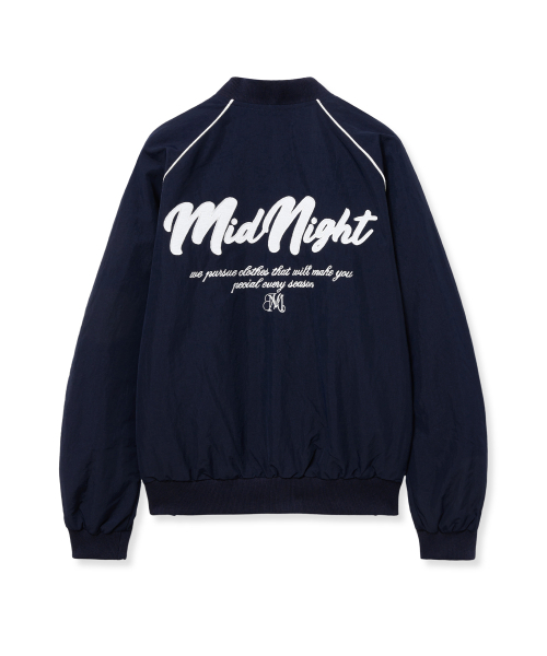 Midnight Move(ミッドナイトムーブ)の「le line jacket (navy)(ナイロンジャケット・レディース・その他・FREE)」の4枚目の写真