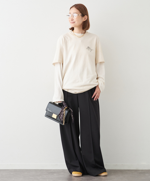 Deuxieme Classe(ドゥーズィエムクラス)の「【GOLDEN GOOSE / ゴールデングース】TSHIRT WITH PRINT(Tシャツ/カットソー・レディース・アイボリー・FREE)」の6枚目の写真