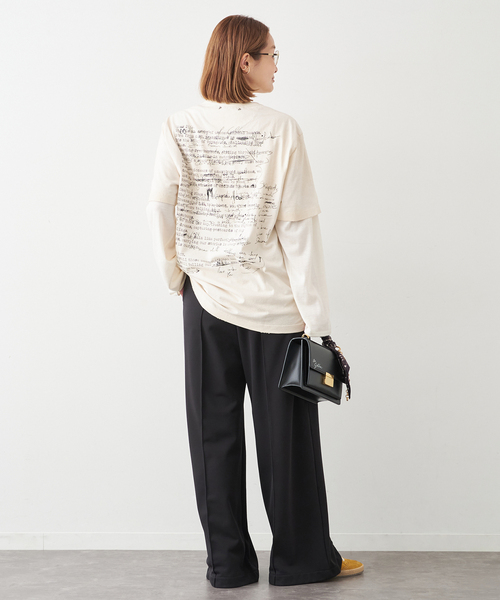 Deuxieme Classe(ドゥーズィエムクラス)の「【GOLDEN GOOSE / ゴールデングース】TSHIRT WITH PRINT(Tシャツ/カットソー・レディース・アイボリー・FREE)」の13枚目の写真