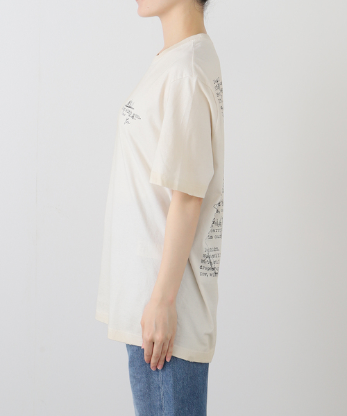 Deuxieme Classe(ドゥーズィエムクラス)の「【GOLDEN GOOSE / ゴールデングース】TSHIRT WITH PRINT(Tシャツ/カットソー・レディース・アイボリー・FREE)」の15枚目の写真