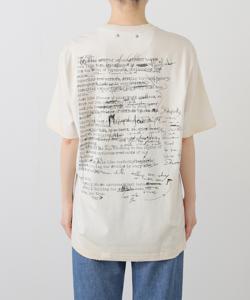 Deuxieme Classe(ドゥーズィエムクラス)の「【GOLDEN GOOSE / ゴールデングース】TSHIRT WITH PRINT(Tシャツ/カットソー・レディース・アイボリー・FREE)」の16枚目の写真