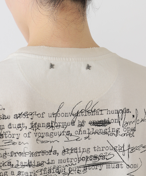 Deuxieme Classe(ドゥーズィエムクラス)の「【GOLDEN GOOSE / ゴールデングース】TSHIRT WITH PRINT(Tシャツ/カットソー・レディース・アイボリー・FREE)」の8枚目の写真