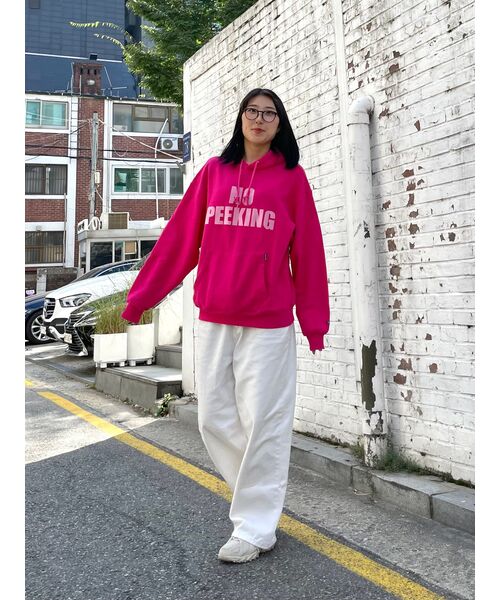 PARTIMENTO(パルティメント)の「カーブド切り替えワイドチノパンツ本ホワイト(その他パンツ・レディース・その他・MEDIUM/LARGE/SMALL)」の9枚目の写真