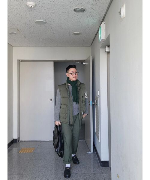 MUSINSA STANDARD（ムシンサスタンダード）の「コットングルカパンツ [カーキ]（その他パンツ・メンズ・その他・38/36/34/32/30/31/33/27/28/29）」の12枚目の写真
