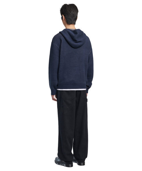 NOMANUAL(NOMANUAL)の「NM SKULL HAND COWICHAN HOODED ZIP-UP - NAVY(カーディガン/ボレロ・レディース・その他・MEDIUM/LARGE/X-LARGE)」の4枚目の写真