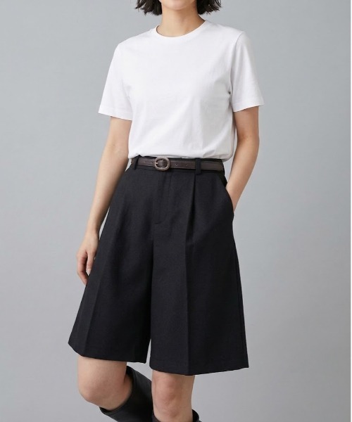 a lot of love(ア ロット オブ ラブ)の「きれいめハーフパンツ(その他パンツ・レディース・ブラック・S/M/L/XL)」の10枚目の写真
