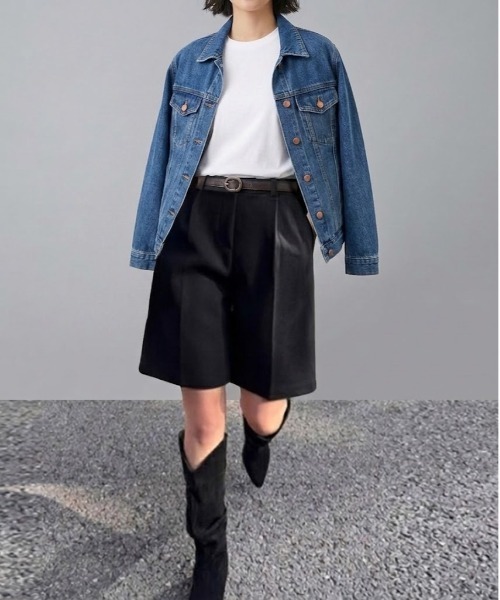 a lot of love(ア ロット オブ ラブ)の「きれいめハーフパンツ(その他パンツ・レディース・ブラック・S/M/L/XL)」の11枚目の写真