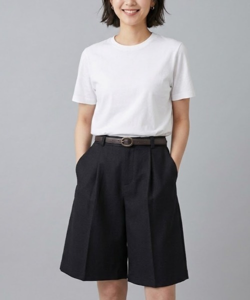 a lot of love(ア ロット オブ ラブ)の「きれいめハーフパンツ(その他パンツ・レディース・ブラック・S/M/L/XL)」の16枚目の写真