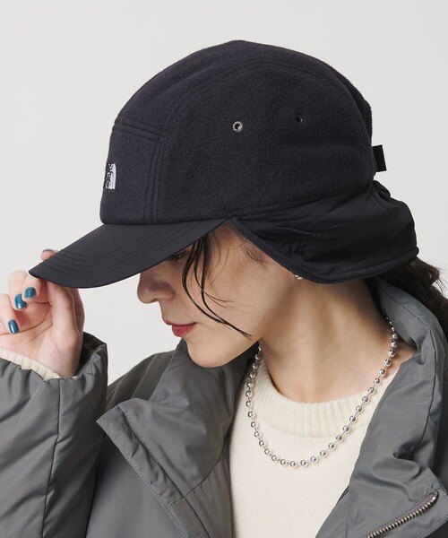 THE NORTH FACE(ザノースフェイス)の「<THE NORTH FACE>フリース イヤーマフ キャップ(キャップ・レディース・ブラック/コバルトブルー・FREE)」の2枚目の写真